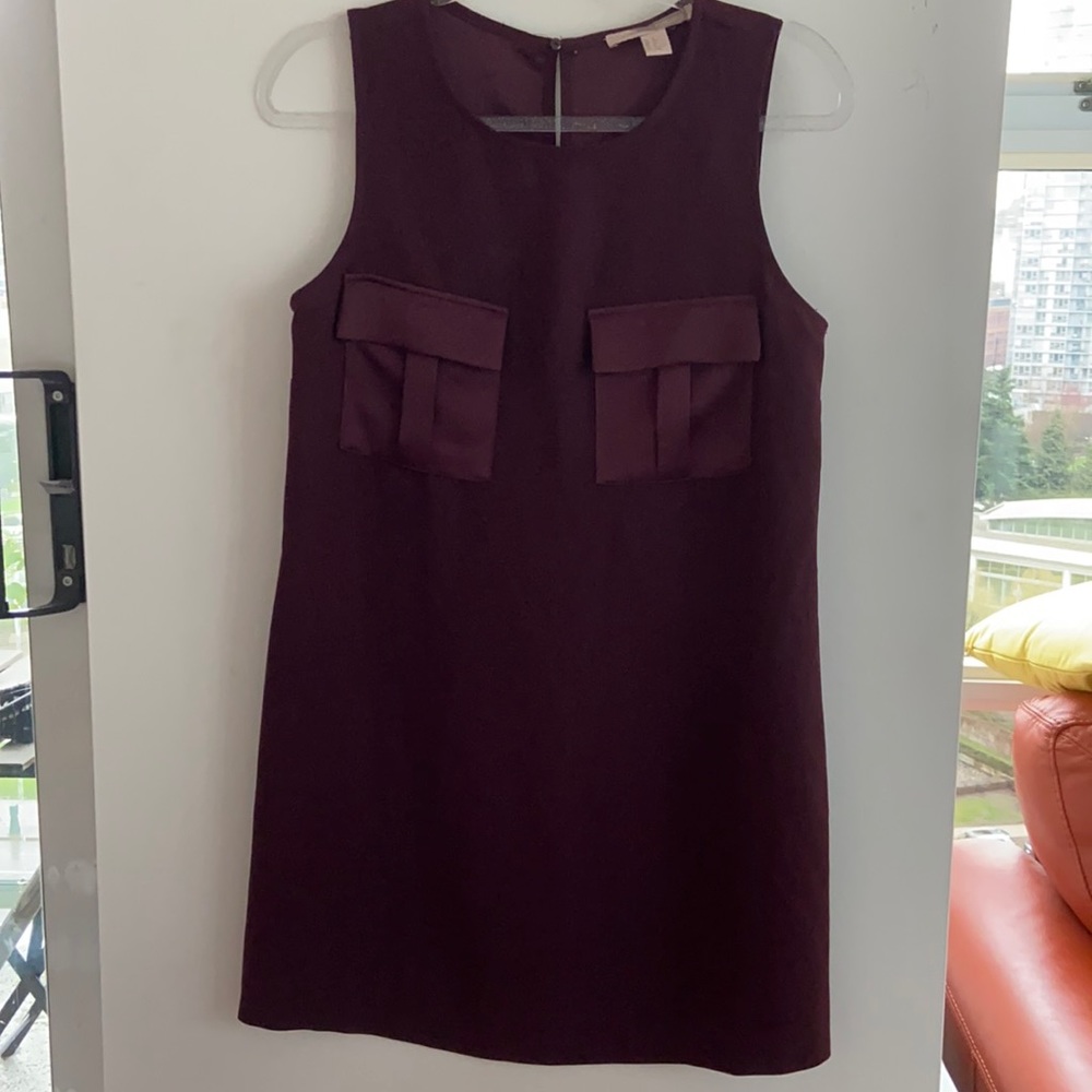 Forever 21, dark red mini dress